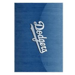 mlb los angeles dodgers area rug non slip baseball carpet home decor gift idea for fans lad93