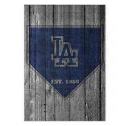 mlb los angeles dodgers area rug non slip baseball carpet home decor gift idea for fans lad97