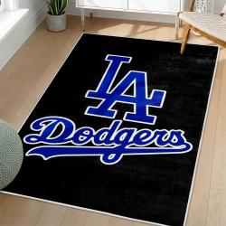 MLB Los Angeles Dodgers Area Rug Non-Slip Baseball Carpet Home Decor Gift Idea For Fans LAD10