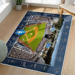 mlb los angeles dodgers area rug non slip baseball carpet home decor gift idea for fans living room lad101