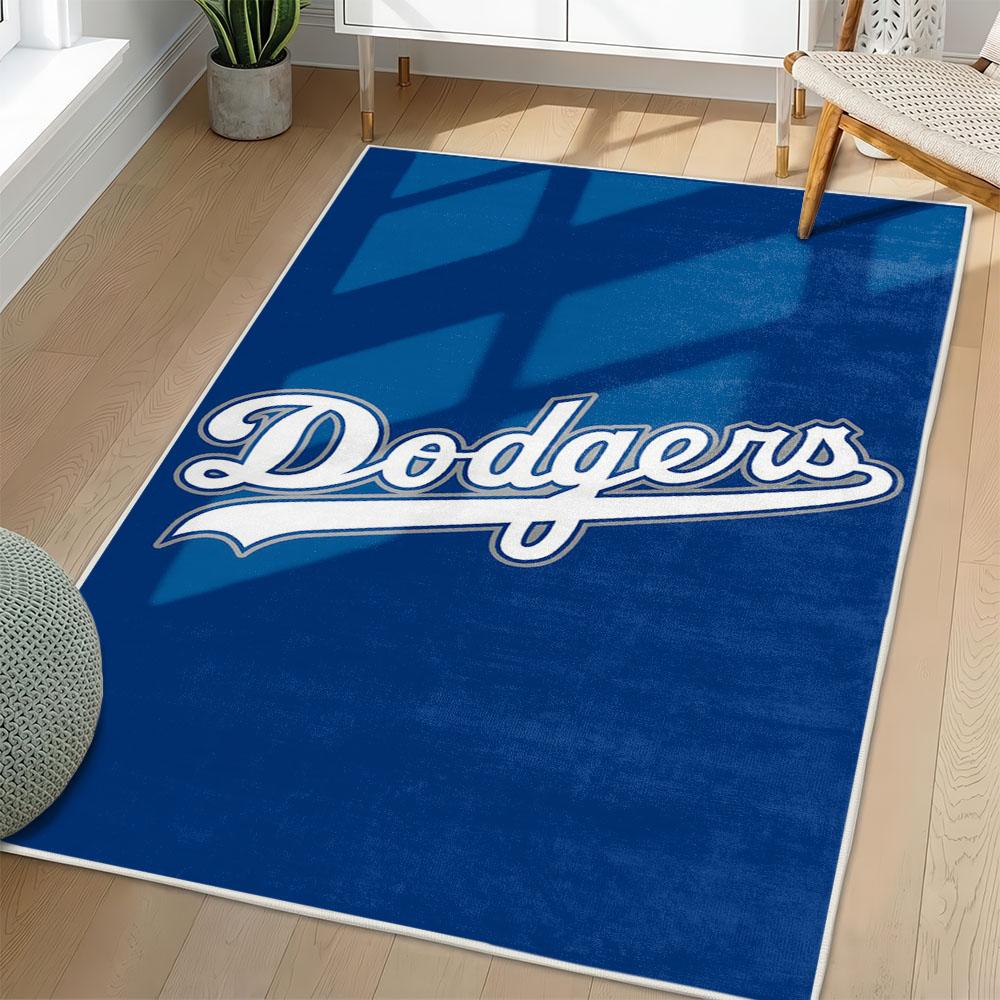 MLB Los Angeles Dodgers Area Rug Non-Slip Baseball Carpet Home Decor Gift Idea For Fans LAD105 mlb los angeles dodgers area rug non slip baseball carpet home decor gift idea for fans living room lad105