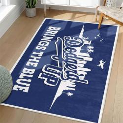 MLB Los Angeles Dodgers Area Rug Non-Slip Baseball Carpet Home Decor Gift Idea For Fans LAD115