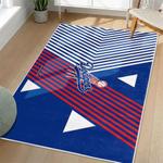 mlb los angeles dodgers area rug non slip baseball carpet home decor gift idea for fans living room lad120