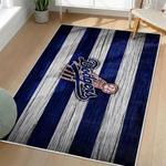 mlb los angeles dodgers area rug non slip baseball carpet home decor gift idea for fans living room lad132