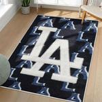 mlb los angeles dodgers area rug non slip baseball carpet home decor gift idea for fans living room lad142