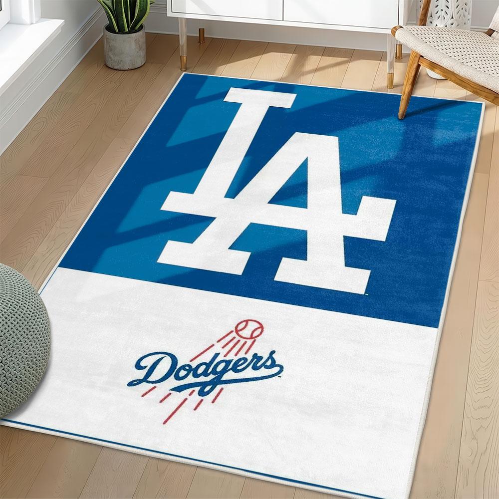 MLB Los Angeles Dodgers Area Rug Non-Slip Baseball Carpet Home Decor Gift Idea For Fans LAD148 mlb los angeles dodgers area rug non slip baseball carpet home decor gift idea for fans living room lad148