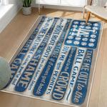 mlb los angeles dodgers area rug non slip baseball carpet home decor gift idea for fans living room lad155