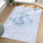 mlb los angeles dodgers area rug non slip baseball carpet home decor gift idea for fans living room lad165
