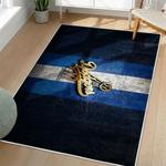 mlb los angeles dodgers area rug non slip baseball carpet home decor gift idea for fans living room lad173