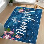 mlb los angeles dodgers area rug non slip baseball carpet home decor gift idea for fans living room lad175