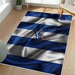 mlb los angeles dodgers area rug non slip baseball carpet home decor gift idea for fans living room lad26
