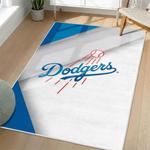 mlb los angeles dodgers area rug non slip baseball carpet home decor gift idea for fans living room lad39