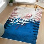 mlb los angeles dodgers area rug non slip baseball carpet home decor gift idea for fans living room lad43