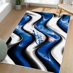 mlb los angeles dodgers area rug non slip baseball carpet home decor gift idea for fans living room lad48