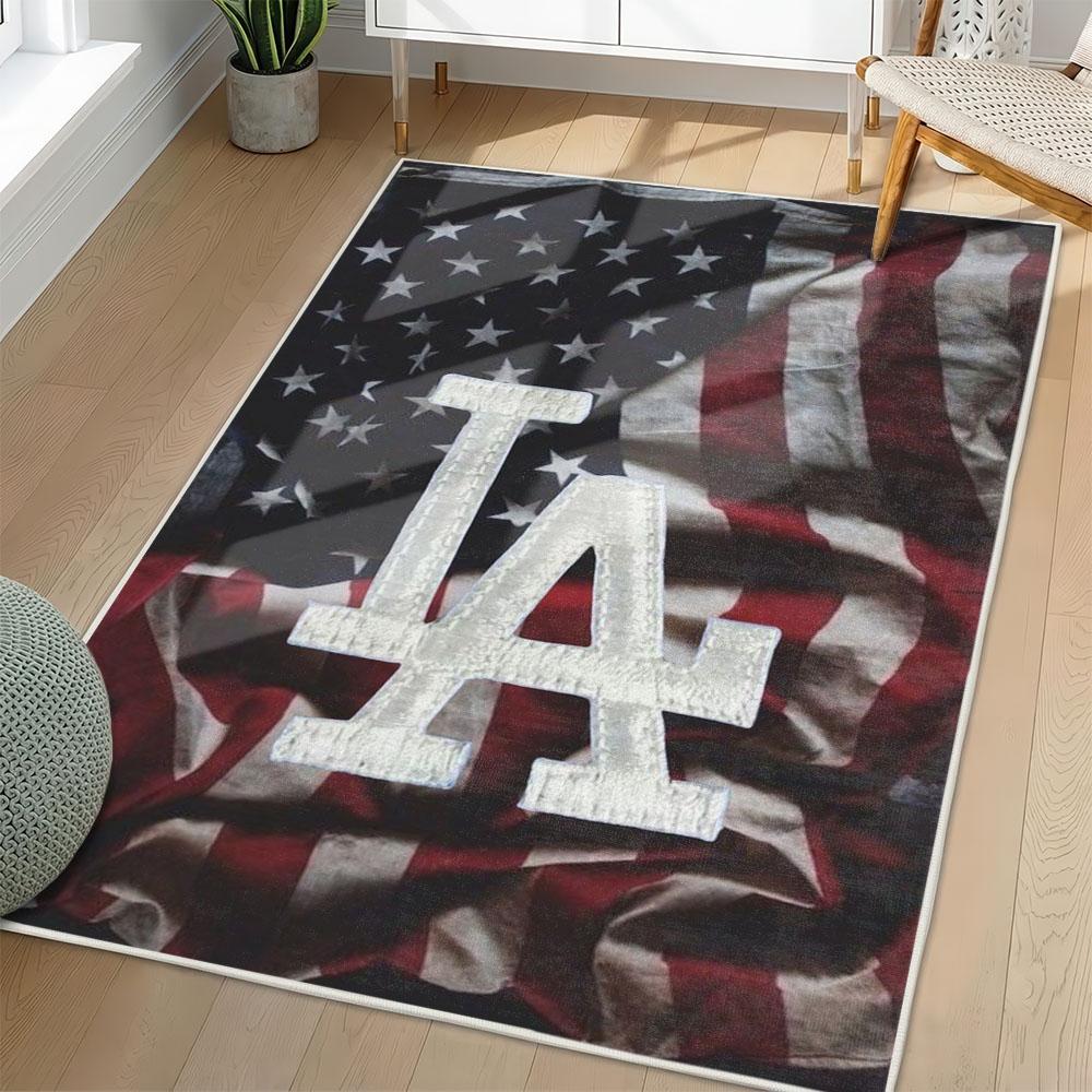 MLB Los Angeles Dodgers Area Rug Non-Slip Baseball Carpet Home Decor Gift Idea For Fans LAD56 mlb los angeles dodgers area rug non slip baseball carpet home decor gift idea for fans living room lad56