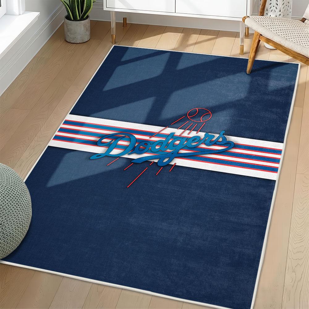 MLB Los Angeles Dodgers Area Rug Non-Slip Baseball Carpet Home Decor Gift Idea For Fans LAD57 mlb los angeles dodgers area rug non slip baseball carpet home decor gift idea for fans living room lad57