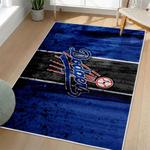 mlb los angeles dodgers area rug non slip baseball carpet home decor gift idea for fans living room lad60