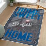 mlb los angeles dodgers area rug non slip baseball carpet home decor gift idea for fans living room lad67