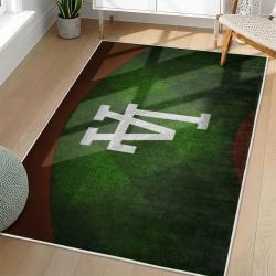 MLB Los Angeles Dodgers Area Rug Non-Slip Baseball Carpet Home Decor Gift Idea For Fans LAD79
