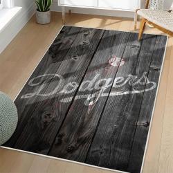 MLB Los Angeles Dodgers Area Rug Non-Slip Baseball Carpet Home Decor Gift Idea For Fans LAD80