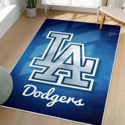 MLB Los Angeles Dodgers Area Rug Non-Slip Baseball Carpet Home Decor Gift Idea For Fans LAD84