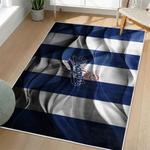 mlb los angeles dodgers area rug non slip baseball carpet home decor gift idea for fans living room lad98