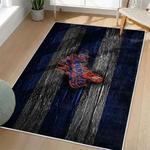 mlb los angeles dodgers area rug non slip baseball carpet home decor gift idea for fans living room lad99