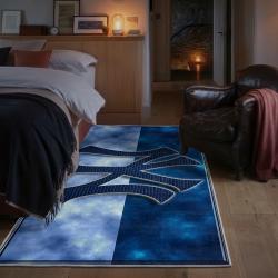 mlb new york yankees area rug non slip baseball carpet home decor gift idea for fans bedroom nyy11