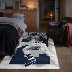 mlb new york yankees area rug non slip baseball carpet home decor gift idea for fans bedroom nyy128
