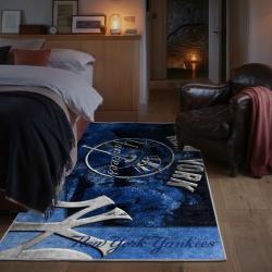 mlb new york yankees area rug non slip baseball carpet home decor gift idea for fans bedroom nyy135