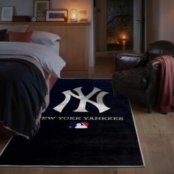 mlb new york yankees area rug non slip baseball carpet home decor gift idea for fans bedroom nyy142