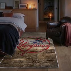 mlb new york yankees area rug non slip baseball carpet home decor gift idea for fans bedroom nyy16