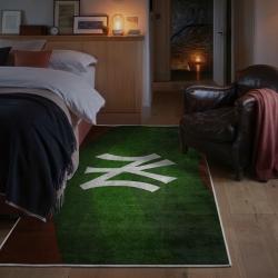 mlb new york yankees area rug non slip baseball carpet home decor gift idea for fans bedroom nyy169