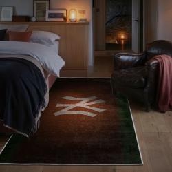 mlb new york yankees area rug non slip baseball carpet home decor gift idea for fans bedroom nyy17