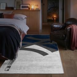 mlb new york yankees area rug non slip baseball carpet home decor gift idea for fans bedroom nyy19