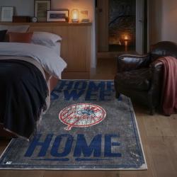 mlb new york yankees area rug non slip baseball carpet home decor gift idea for fans bedroom nyy35