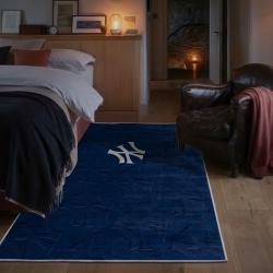 mlb new york yankees area rug non slip baseball carpet home decor gift idea for fans bedroom nyy37