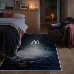 mlb new york yankees area rug non slip baseball carpet home decor gift idea for fans bedroom nyy5