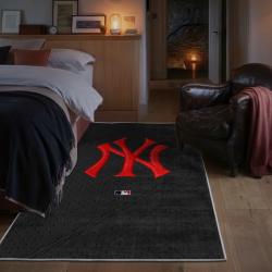 mlb new york yankees area rug non slip baseball carpet home decor gift idea for fans bedroom nyy6