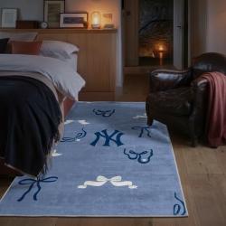 mlb new york yankees area rug non slip baseball carpet home decor gift idea for fans bedroom nyy67