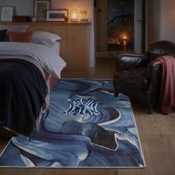 mlb new york yankees area rug non slip baseball carpet home decor gift idea for fans bedroom nyy73