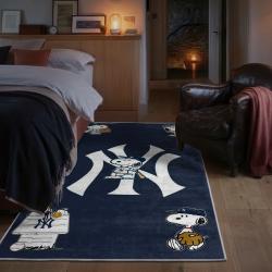 mlb new york yankees area rug non slip baseball carpet home decor gift idea for fans bedroom nyy75