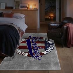 mlb new york yankees area rug non slip baseball carpet home decor gift idea for fans bedroom nyy78