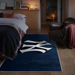 mlb new york yankees area rug non slip baseball carpet home decor gift idea for fans bedroom nyy79
