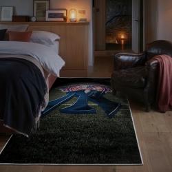 mlb new york yankees area rug non slip baseball carpet home decor gift idea for fans bedroom nyy90