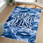 mlb new york yankees area rug non slip baseball carpet home decor gift idea for fans living room nyy102