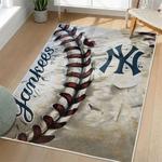 mlb new york yankees area rug non slip baseball carpet home decor gift idea for fans living room nyy113