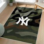 mlb new york yankees area rug non slip baseball carpet home decor gift idea for fans living room nyy114