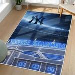 mlb new york yankees area rug non slip baseball carpet home decor gift idea for fans living room nyy115