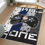mlb new york yankees area rug non slip baseball carpet home decor gift idea for fans living room nyy122